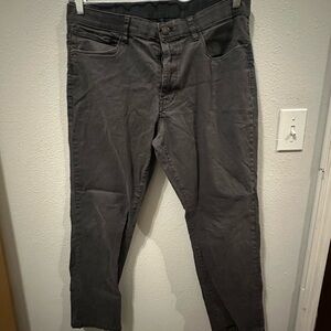Gray Casual Pants